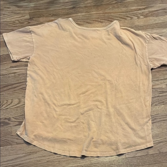 Aerie Tan Short Sleeve Oversized Tee - Picture 8 of 9